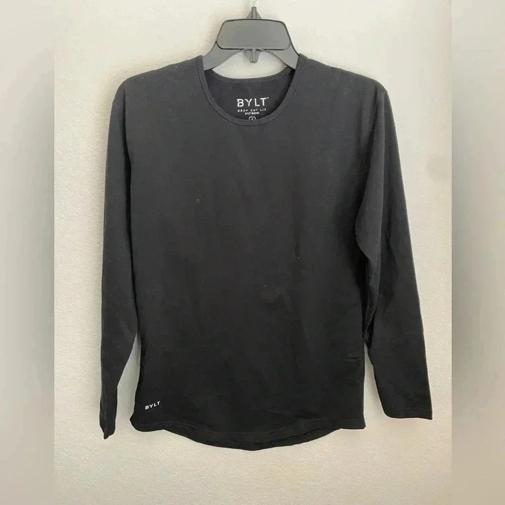 Bylt Drop Cut Long Sleeve Crew Neck Tshirt